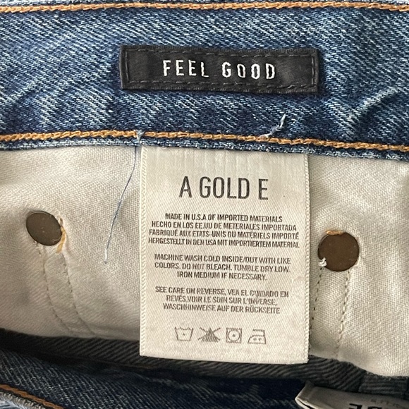 AGOLDE 90's Pinch Waist Lineup Jaime Wash Vintage Distressed Ripped {$198} Sz 31 - Picture 8 of 13